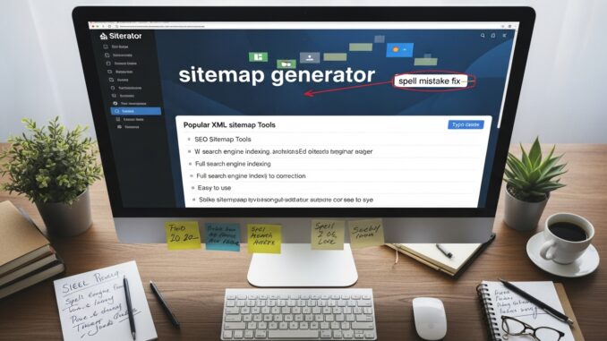 sitemap generator spellmistake